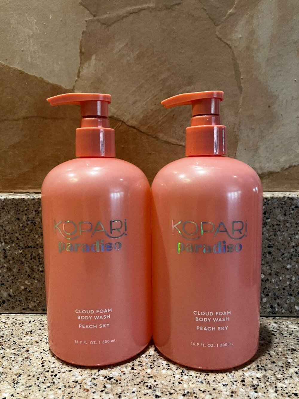 KOPARI Set of 2 Cloud Paridiso Foam In Peach Sky!! NEW